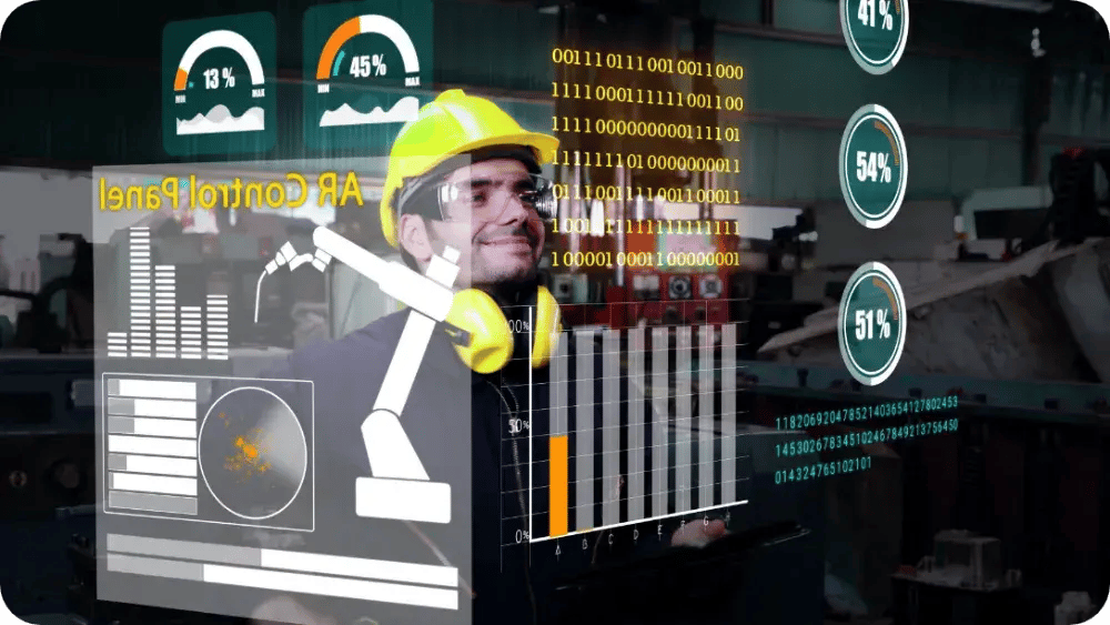 image showing real-time data analysis for proactive maintenance