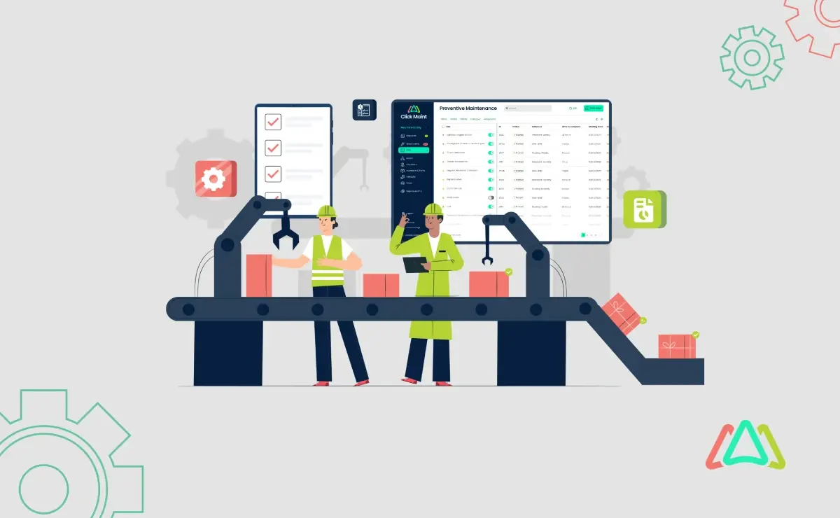 image showing cmms features useful for small manufacturing businesses