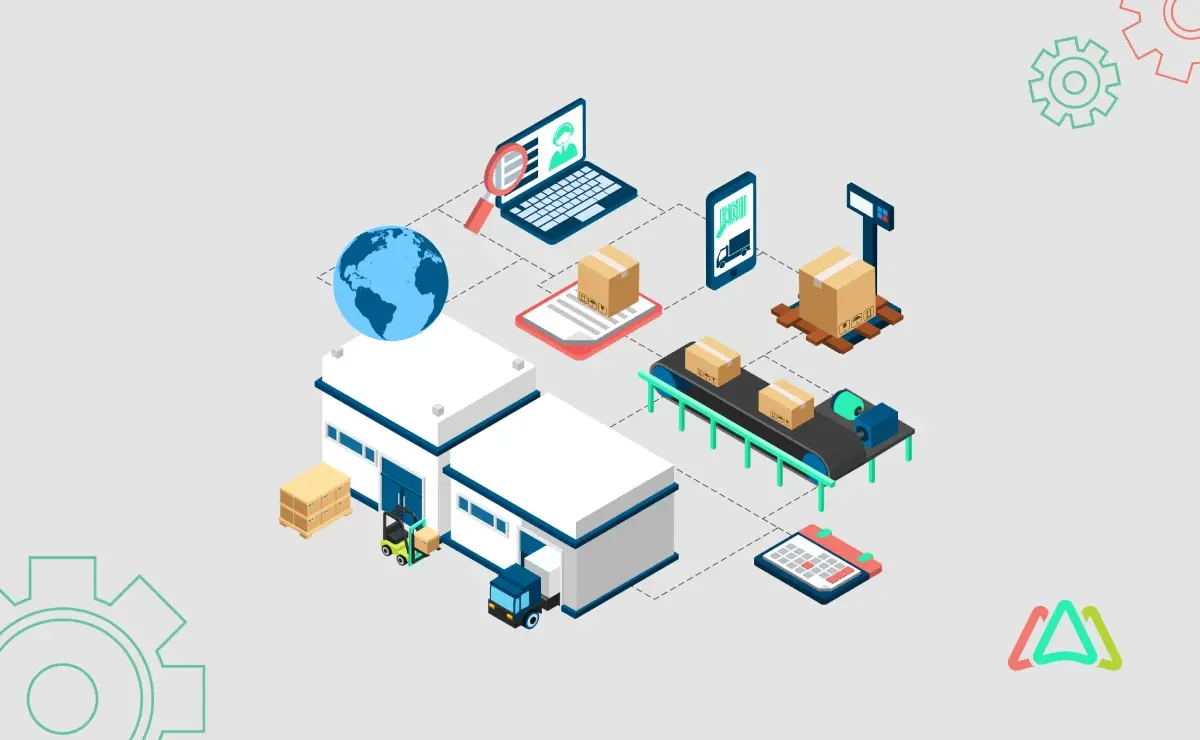 image showing technology in driving supply chain collaboration in the manufacturing industry